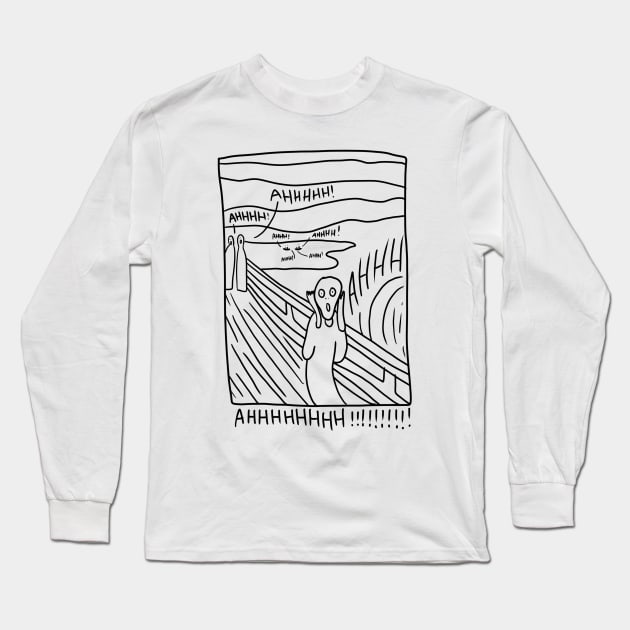 Ahhhhhh! Long Sleeve T-Shirt by MagnumOpus